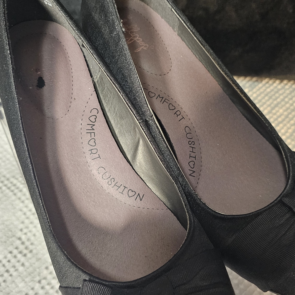 Black Jellypop Elva Dress Heel Size 9 Comfort Cushion Soles - Picture 2 of 10